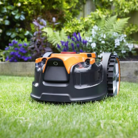 Robotická sekačka LawnMaster VBRM16 OcuMow™ vhodná až pro 100 metrů čtverečních - samohybná robotická sekačka s lithium-iontovou